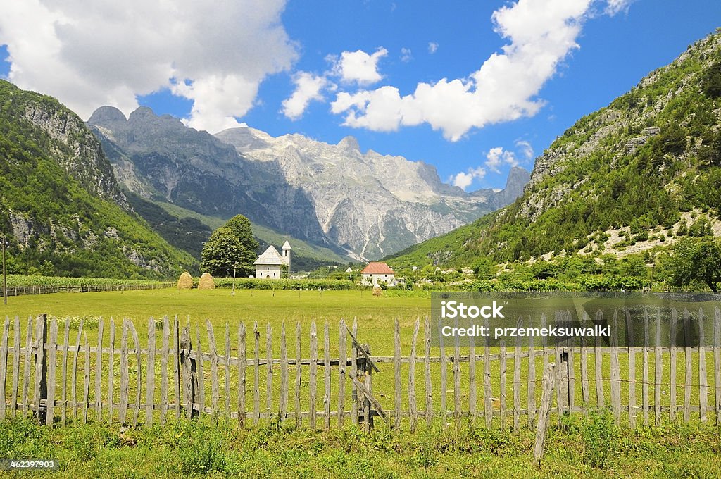 Thett Valley. Prokletije Mountains Albania Accursed Mountains Stock Photo