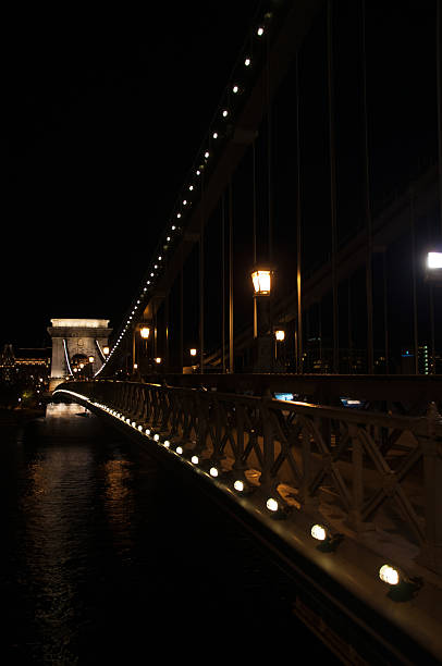 istock The Chain Bridge in Budapest, Hungary at night 462397971