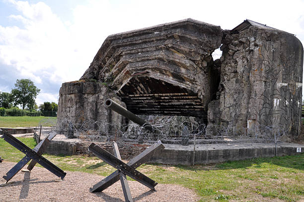 istock German artillery battery near Saint-Marcou 462398529