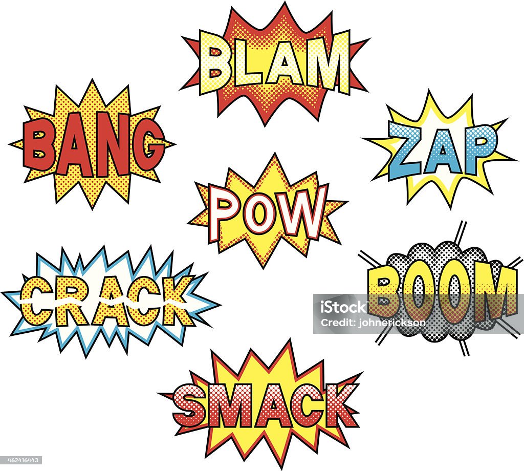 Calling Effect Comics Comic Book Action Sound Effects Stock Illustration - Download Image Now ...