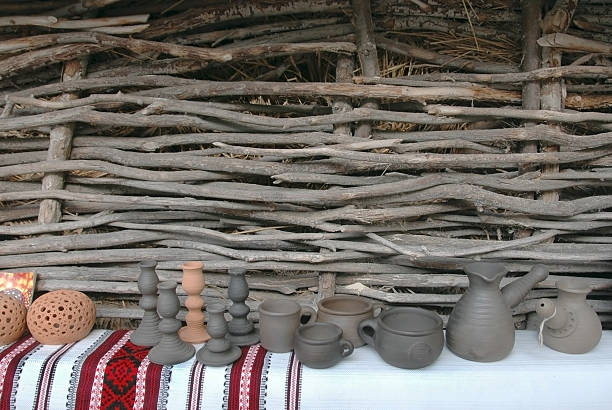 istock Ukrainian handmade crafts products. 462417027