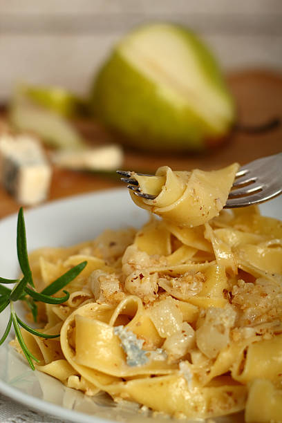 istock Pasta (Fettuccine) Pappardelle with Gorgonzola 462419521