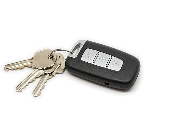 House and car keys stock photo