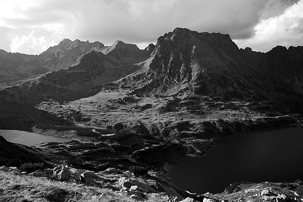 istock peak and lakes in mountains 462421491