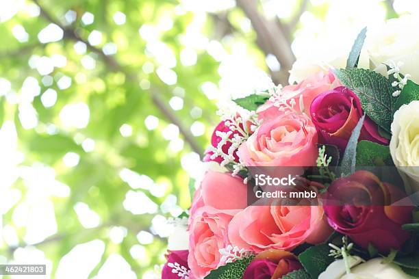 Colorful Roses Bouquet Stock Photo - Download Image Now - Anniversary, Backgrounds, Bouquet