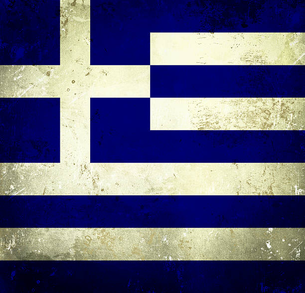 istock Grunge flag of Greece 462423187