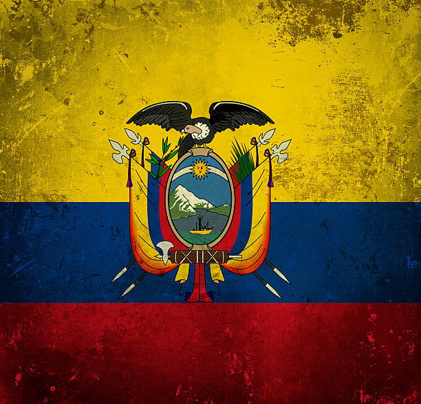 istock Grunge flag of Ecuador 462423253