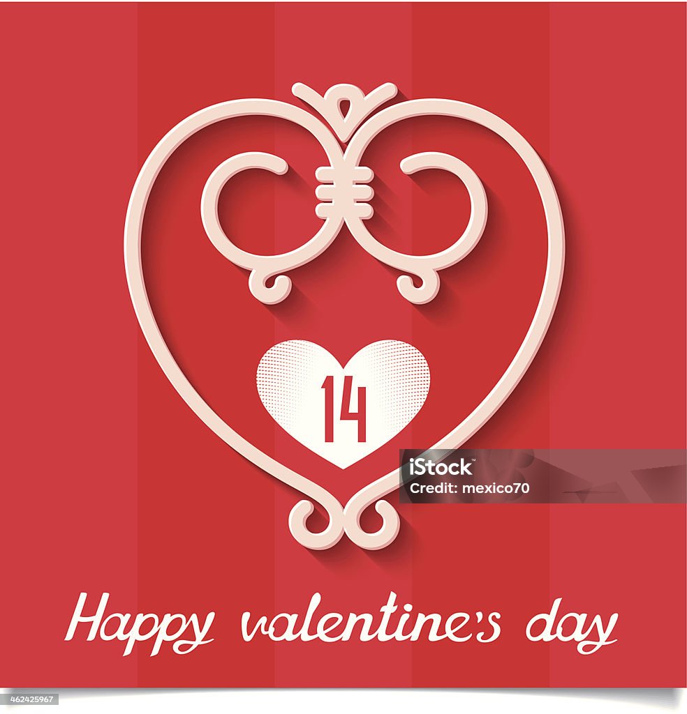 Just Sweet Love Design Card For 14 February Stock Illustration ...