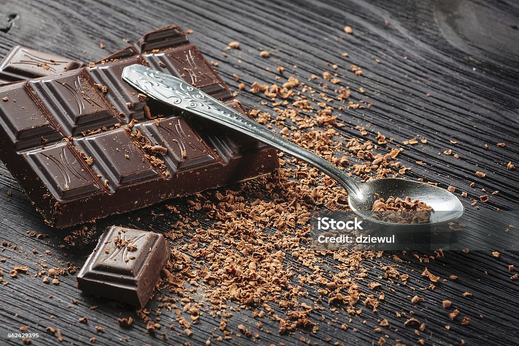 Closeup of dark chocolate Chocolate Stock Photo Closeup of dark chocolate Chocolate Stock Photo