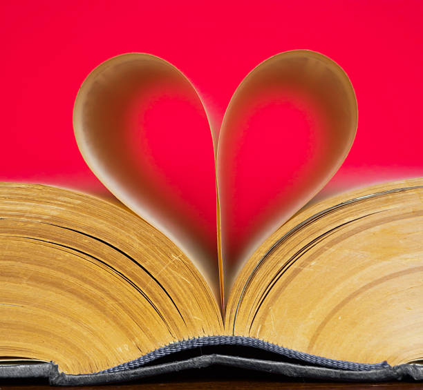 istock Open Book with pages shaped into a heart 462431967