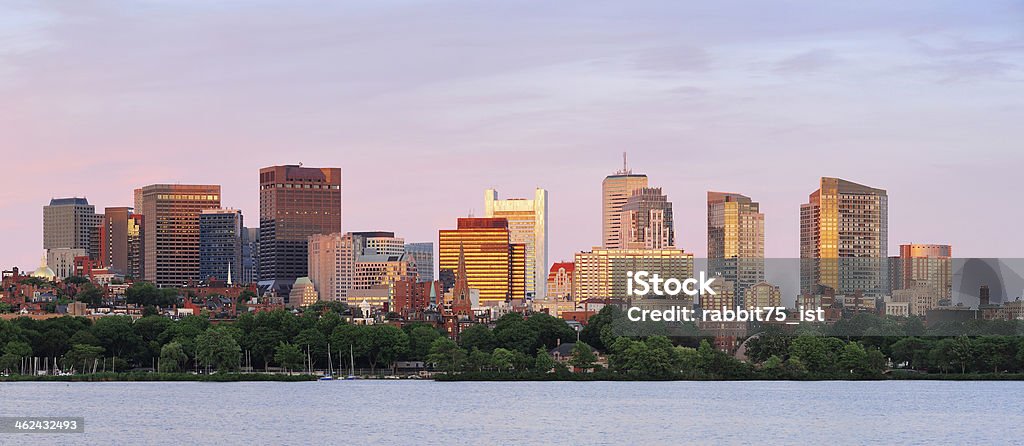 panorama de la ville de Boston - Photo de Arbre libre de droits