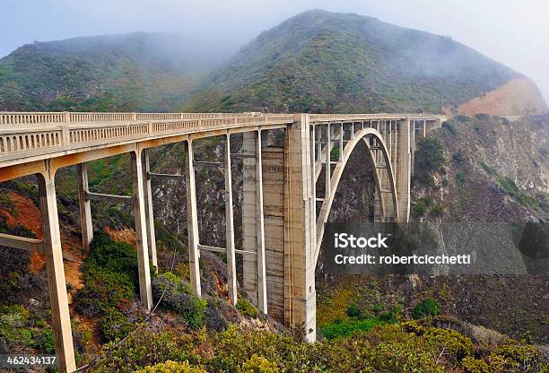 Bixby Bridge Pacific Coast Highway In Big Sur California Stock Photo - Download Image Now