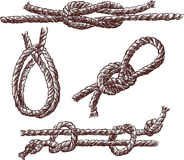 Knots Stock Illustration - Download Image Now - Drawing - Art Product,  Noose, Rope - iStock