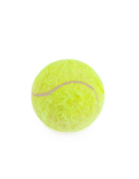 istock Tennis ball isolated on white 462436373