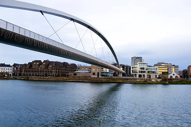 istock Big Bridge over the Maas river in Maastricht, Netherlands 462445775