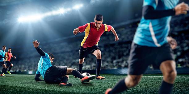 istock Soccer players in stadium 462446207