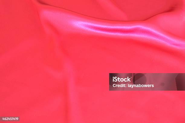 Red Satin Fabric Stock Photo - Download Image Now - Abstract, Backgrounds, Crumpled