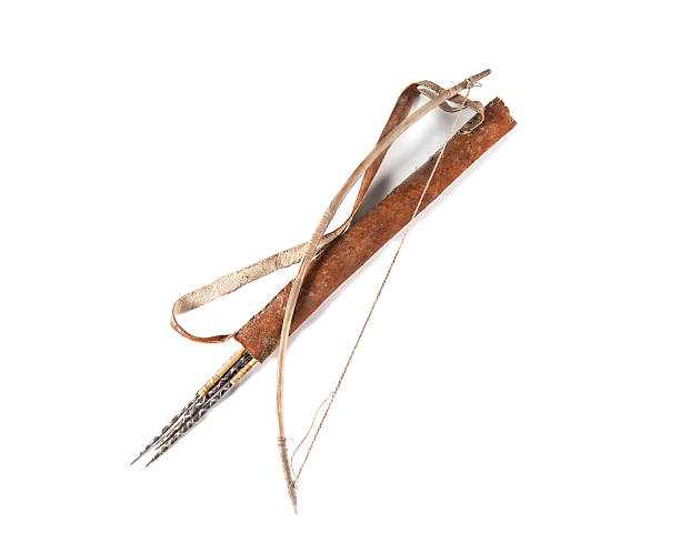 istock Old decorative bow, quiver and arrow 462452029