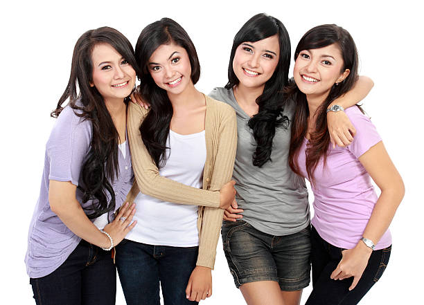 istock Group of happy teenagers 462459583