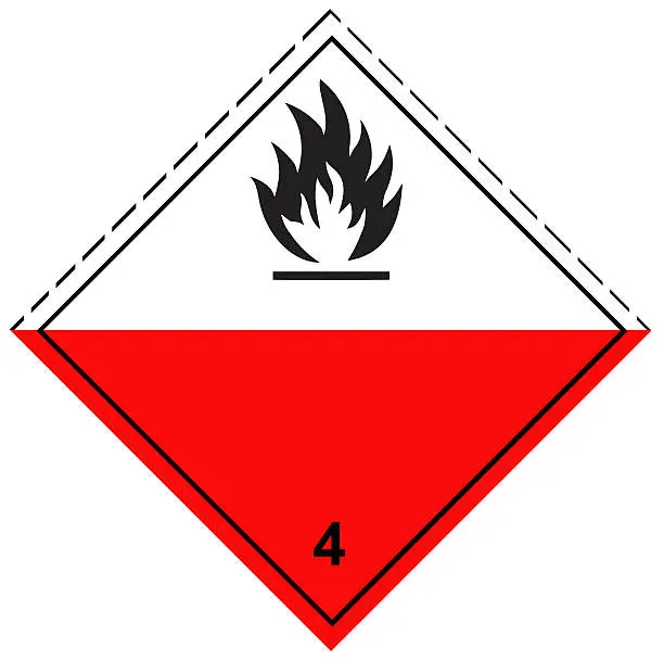Photo of Spontaneously Combustine Substance Diamond Label without font