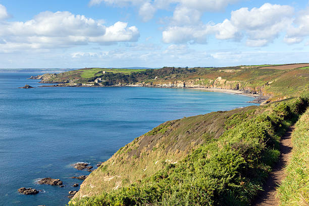 istock South West Coast Path Kenneggy Sand Cornwall England UK 462471259