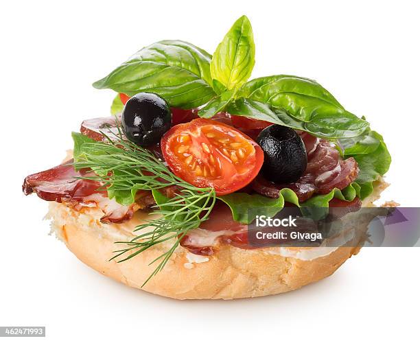 Delizioso Sandwich - Fotografie stock e altre immagini di Alimentazione non salutare - Alimentazione non salutare, Alimentazione sana, Brunch