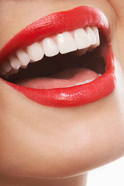 istock Laughing Woman With Red Lips 462472267