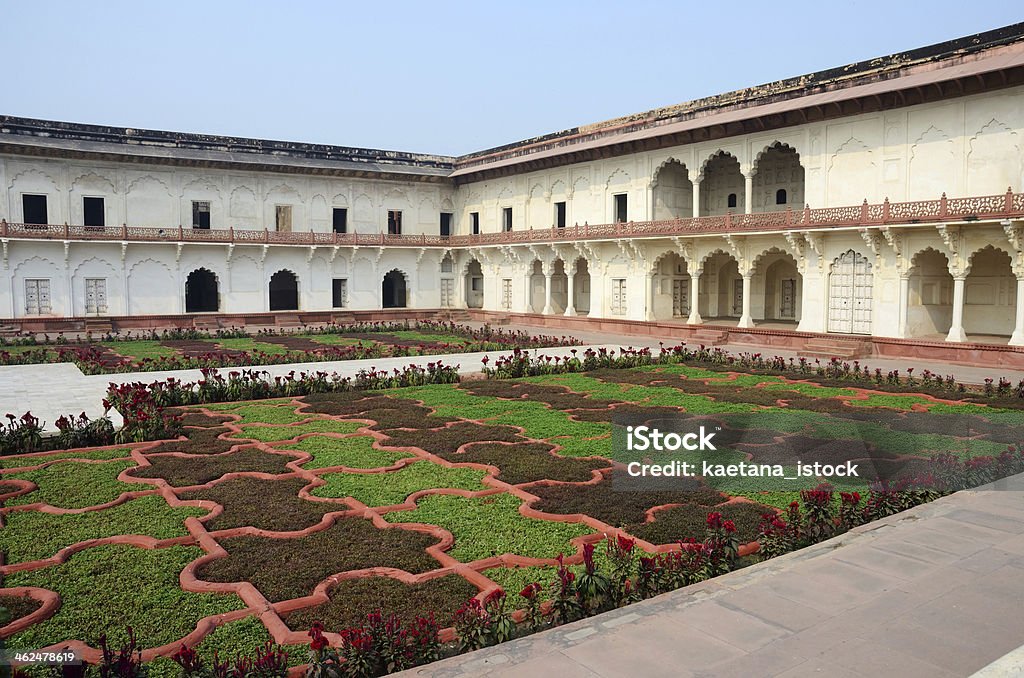 Angoori Bagh ou Jardim de uvas, Forte de Agra, Índia - Royalty-free Agra Foto de stock