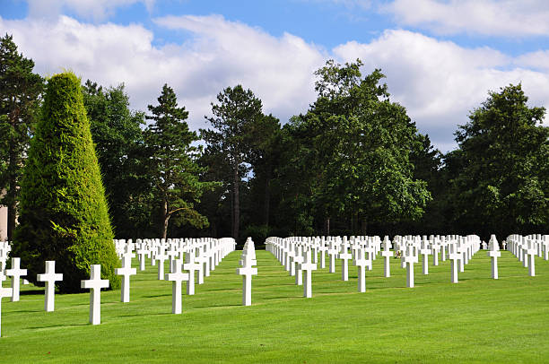istock World war two cemetry in France, Europe 462481105