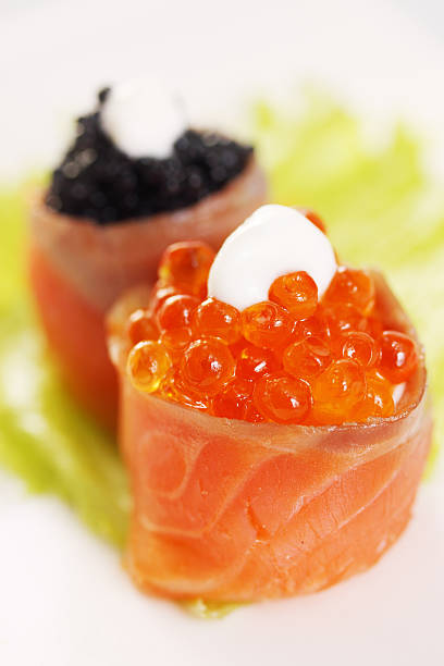 istock smoked salmon and caviar 462483213
