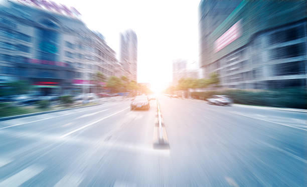 istock road in city with sunset 462486261