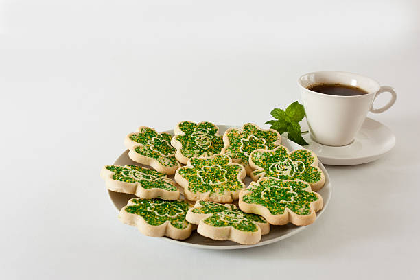 Cookies and coffee for St. Patrick Day