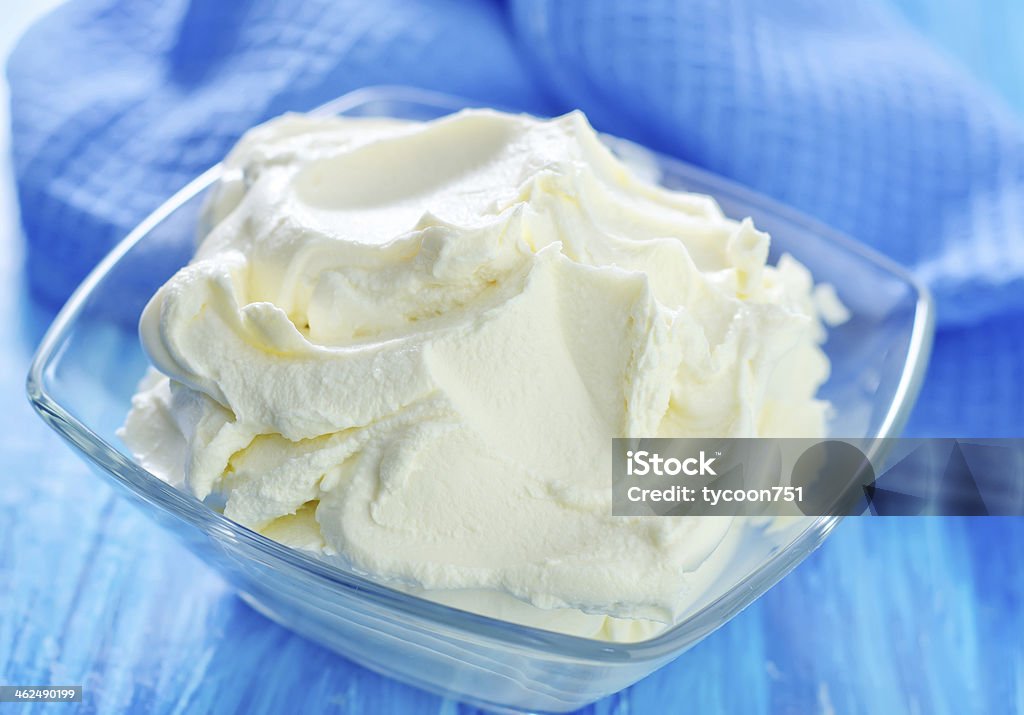 mascarpone Cake Stock Photo