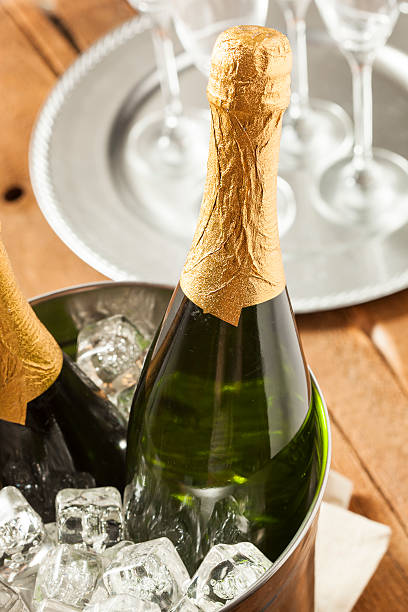 istock Bubbling Champagne in a Glass 462497007