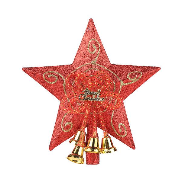 istock Red star christmas decoration. 462513601