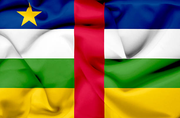 istock Central African Republic waving flag 462520793