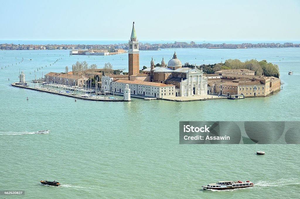 Wyspę San Giorgio, Wenecja, Włochy - Zbiór zdjęć royalty-free (Architektura)