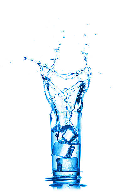 istock Water splashes in the glass 462525987