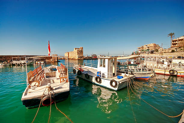 istock Small harbor, Byblos, Lebanon 462526909
