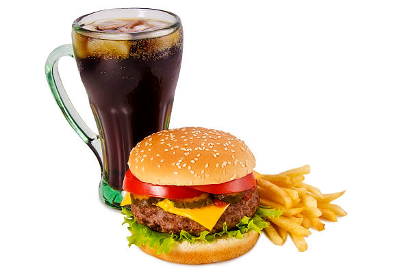 istock Burger, french fries and cola 462527003