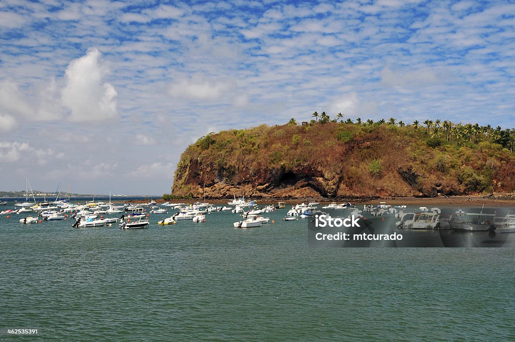 Mamoudzou, Mayotte island: boats at Pointe Mahabou Mamoudzou, Grande-Terre / Mahore, Mayotte: Pointe Mahabou surrounded by small boats - photo by M.Torres Mayotte Stock Photo