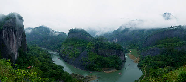 istock mountain river rafting in Chinese mountains 462539905