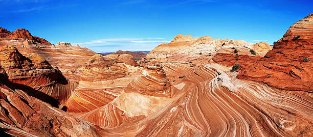 The Wave panorama The Wave panorama the wave arizona stock pictures, royalty-free photos & images