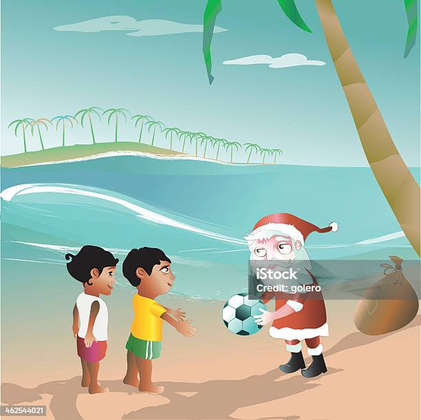 산따 클라우스 하루하루가 위해 브라질 축구 브라질에 대한 스톡 벡터 아트 및 기타 이미지 - 브라질, 아이, 2014년