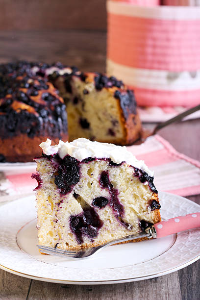 istock Slice of blueberry cake 462549935