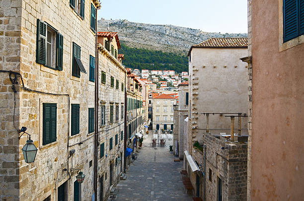 istock street in the small town Dubrovnik 462567933