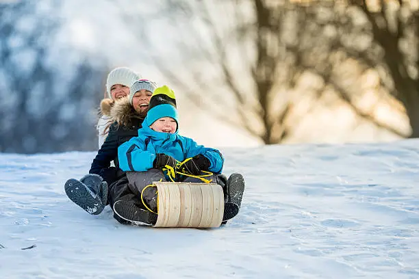 Photo of Winter Fun on Tobbogan Hill