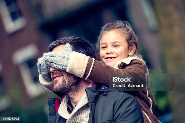 Guess Who Is Stock Photo - Download Image Now - Winter, Outdoors, Daughter