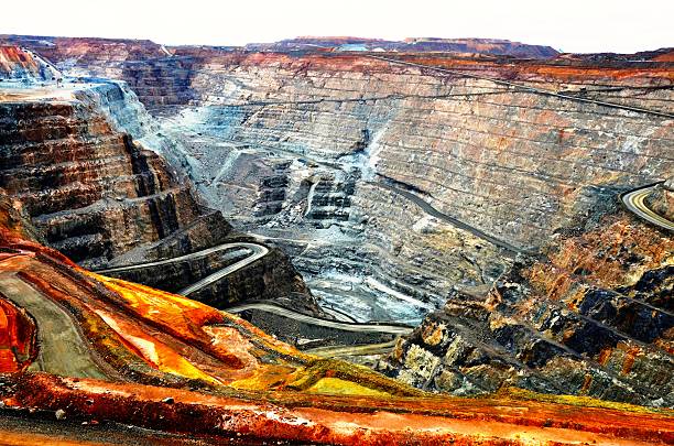 Kalgoorlie Super Pit Gold Mine West Australia gold mine photos stock pictures, royalty-free photos & images