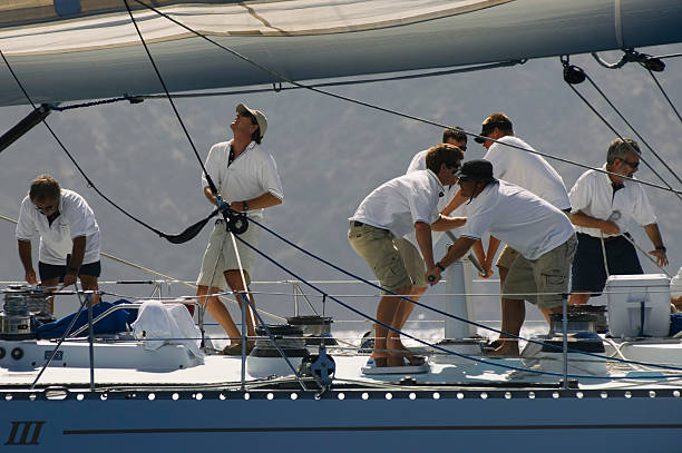 istock Sailors During Yacht Race 462577531